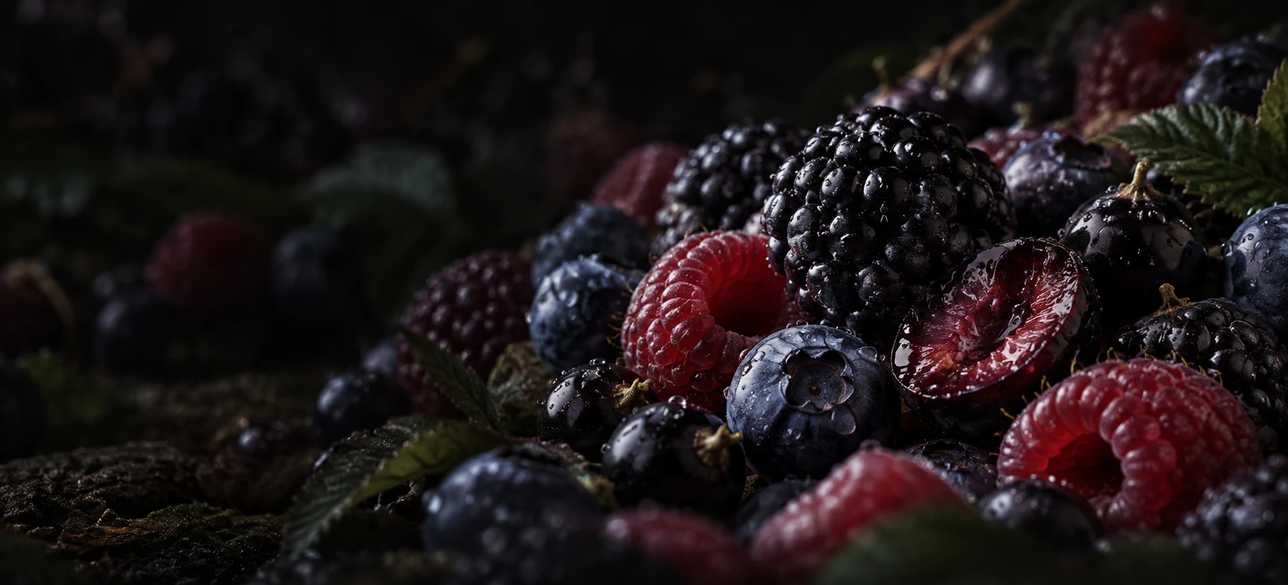 Frutti di bosco e bacche scure